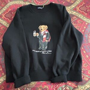 Polo Ralph Lauren COCOA POLO BEAR SWEATSHIRT Size XL